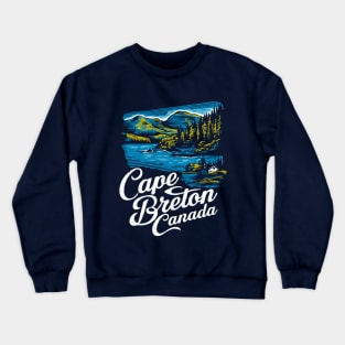 Cape Breton Canada Island Crewneck Sweatshirt